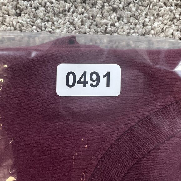 Harley Davidson T Shirt Womens Medium Maroon Denver Colorado Honoring Military - Picture 16 of 16